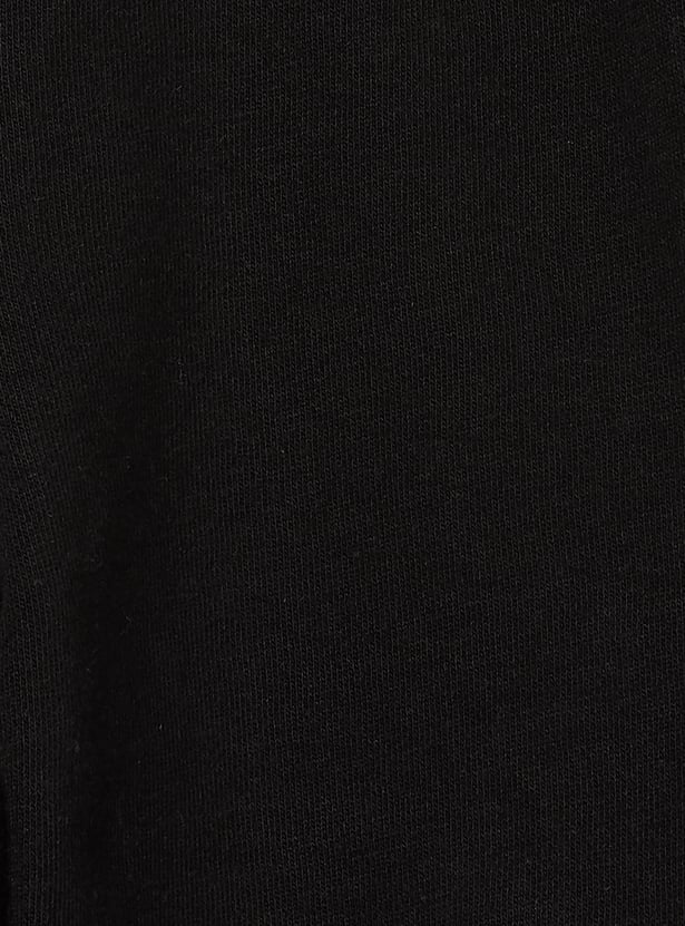 Girls Solid Cargo Track Pants - Pack of 2