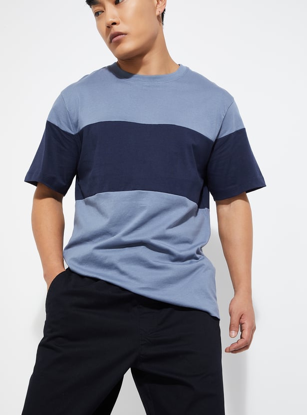 URB_N Men Colourblock T-shirt - Pack of 2