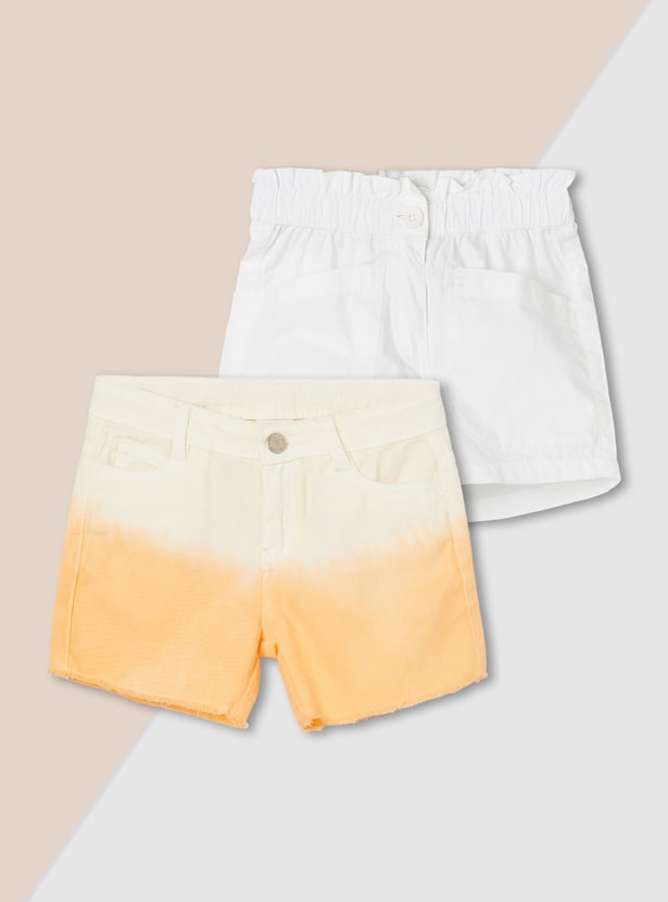 Girls Assorted Shorts - Pack of 2