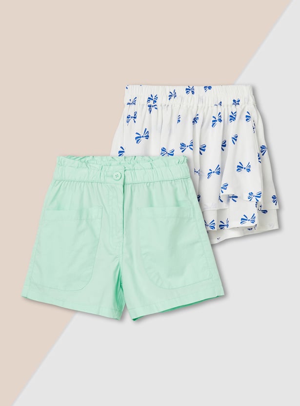 Girls Shorts - Pack of 2