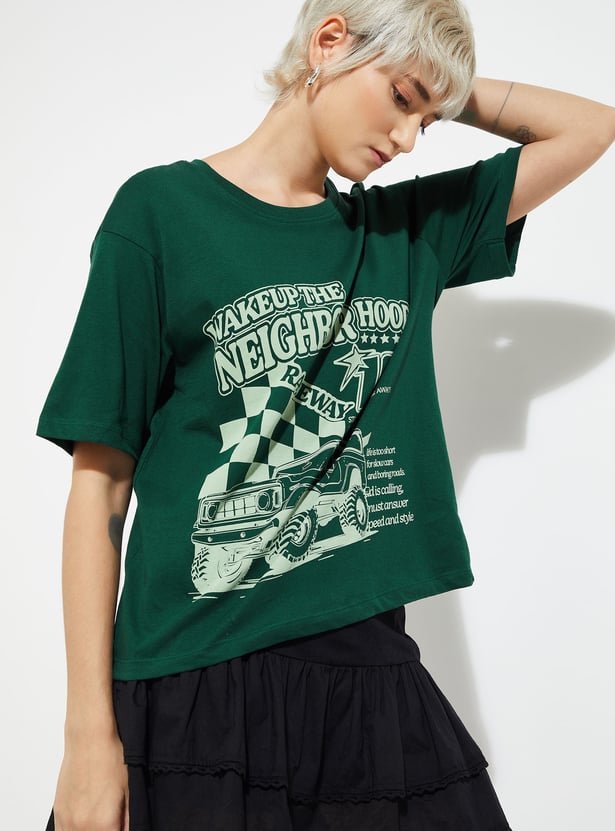 URB_N Women Printed T-shirt - Pack of 2