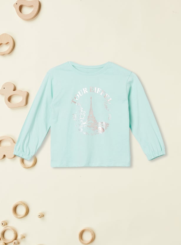 Girls Printed T-shirt - Pack of 2