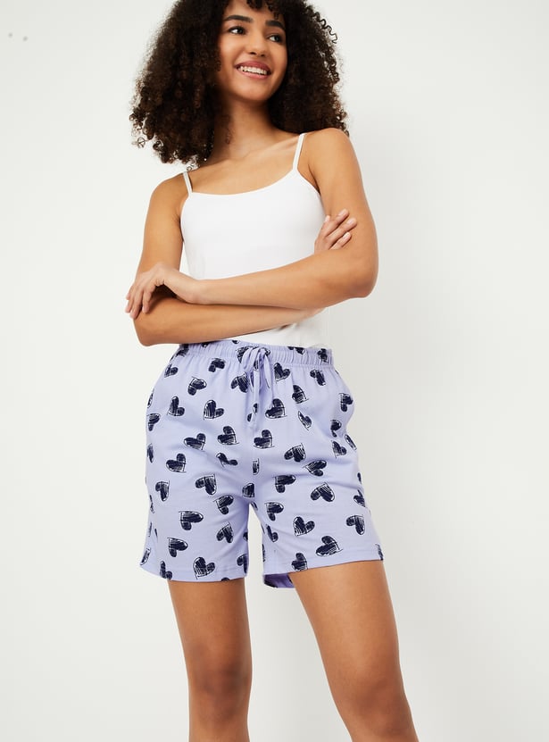Women Printed Shorts - Pack of 2