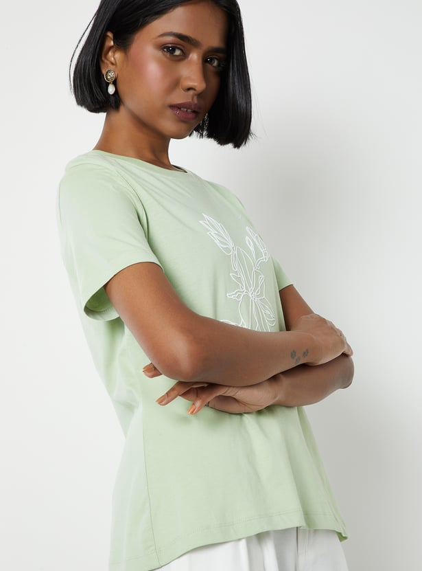 Women Printed T-shirt - Pack of 2