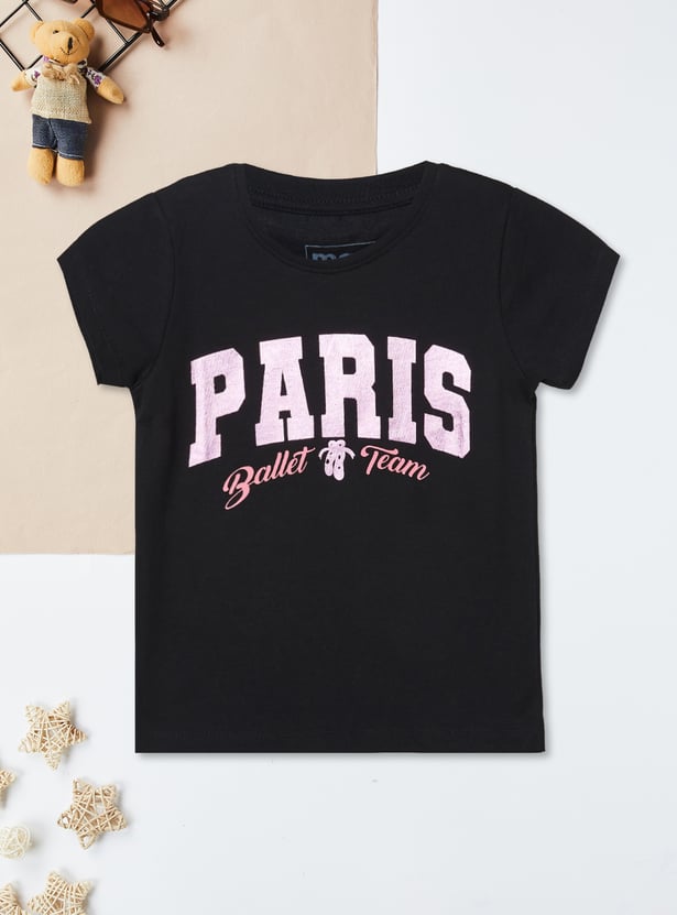 Girls Assorted T-shirt - Pack of 2