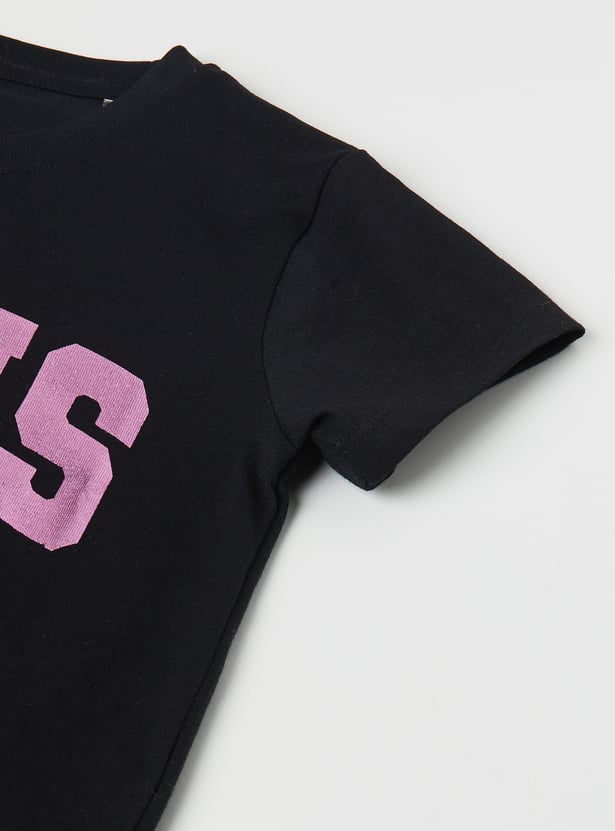 Girls Assorted T-shirt - Pack of 2