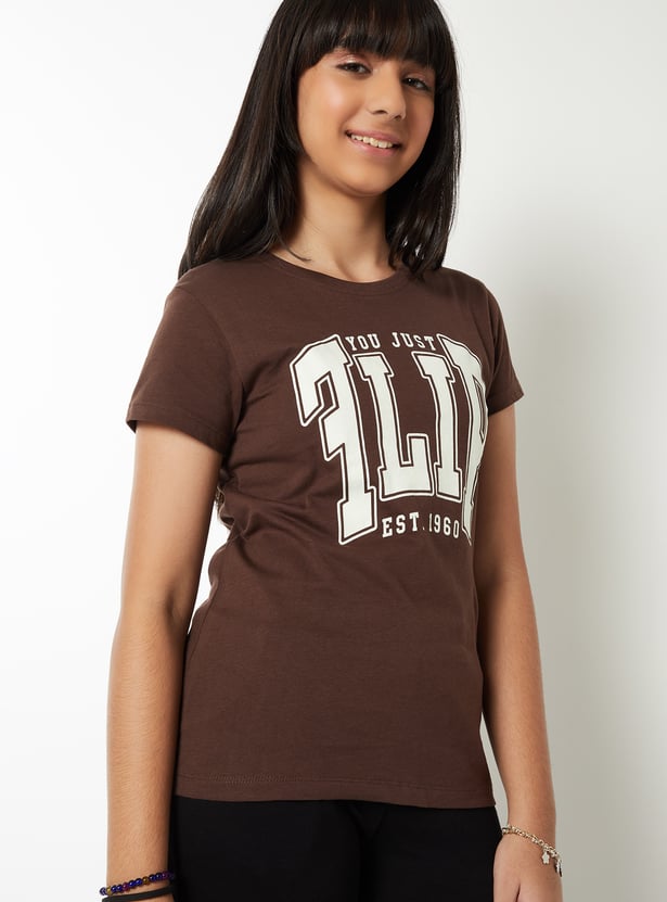 Girls Printed T-shirt - Pack of 2