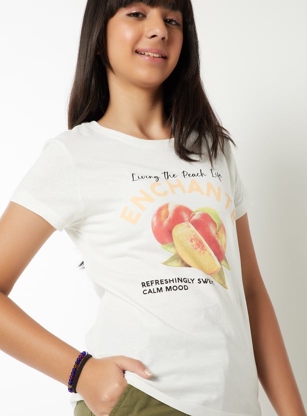 Girls Printed T-shirt - Pack of 2