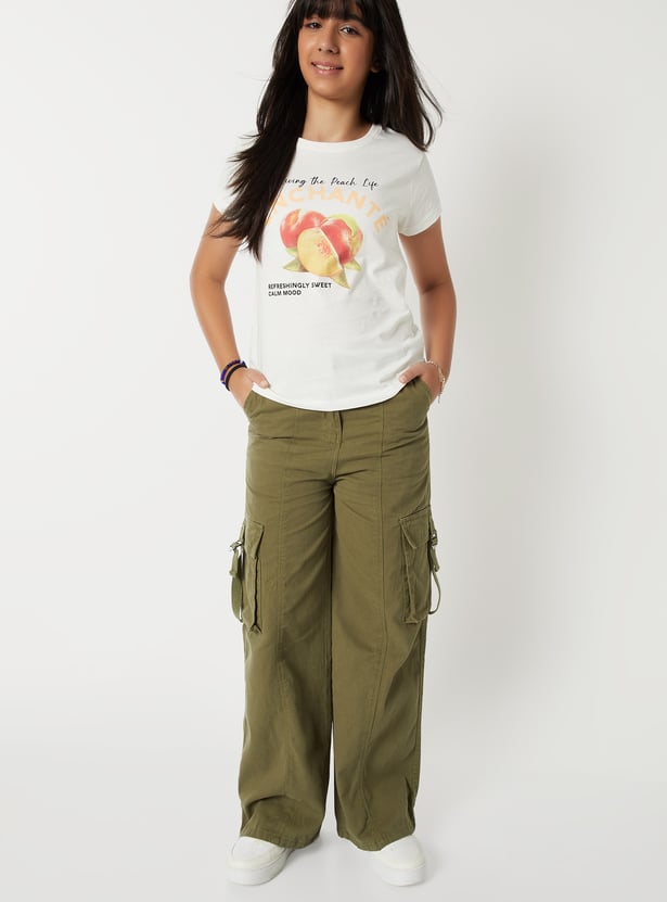 Girls Printed T-shirt - Pack of 2