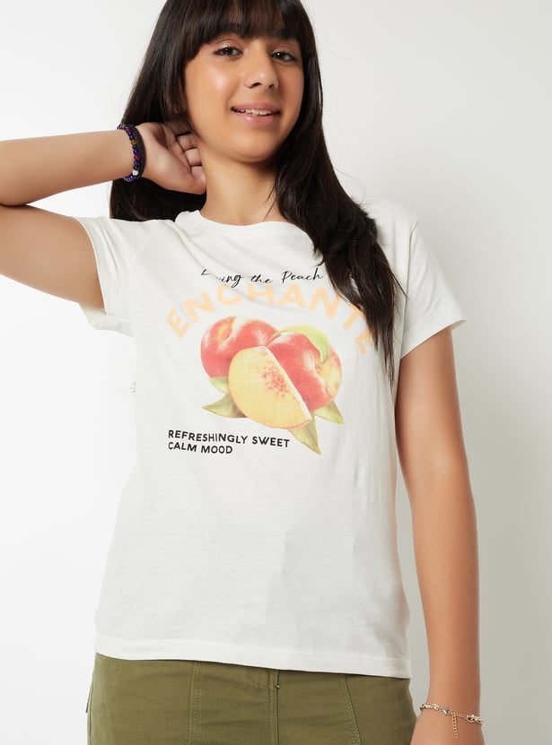 Girls Printed T-shirt - Pack of 2