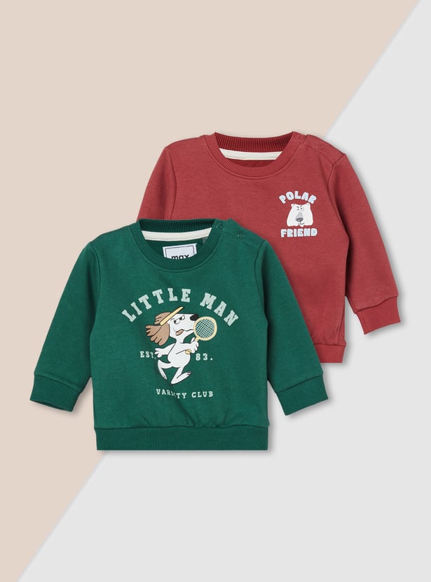 Boys Printed Sweatshirt - Pack of 2