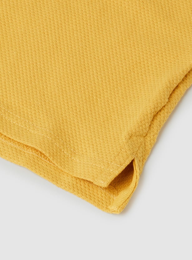 Boys Textured Polo T-shirt - Pack of 2