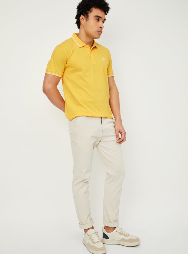 Men Solid Polo T-shirt - Pack of 2