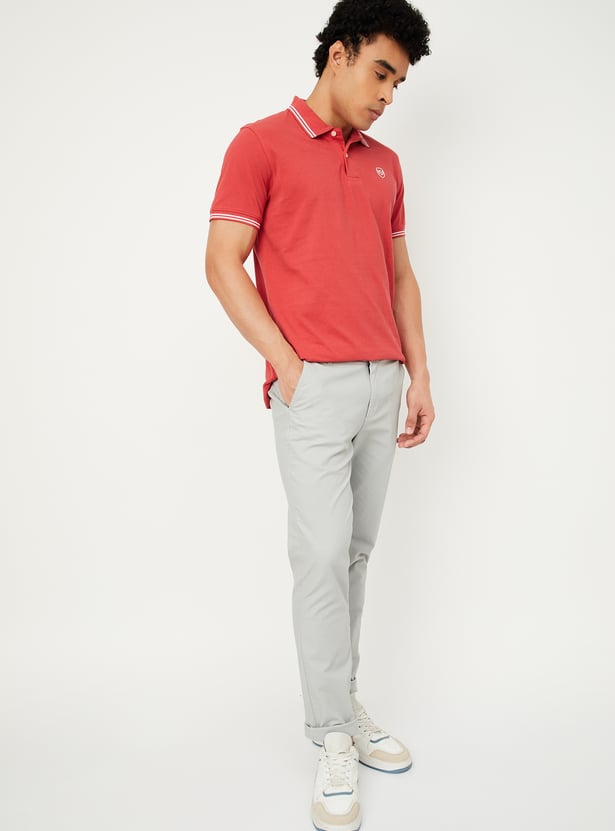 Men Solid Polo T-shirt - Pack of 2