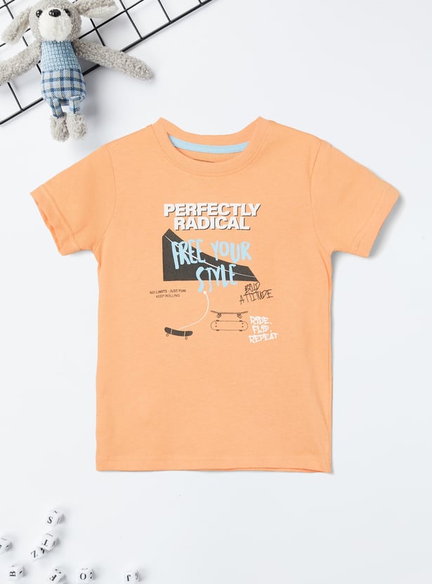 Boys Printed T-shirt - Pack of 2