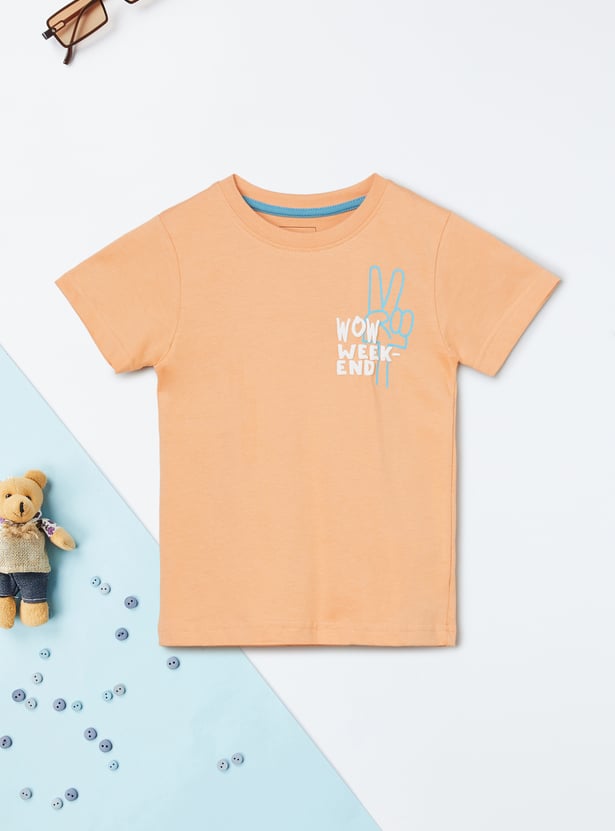 Boys Printed T-shirt - Pack of 2