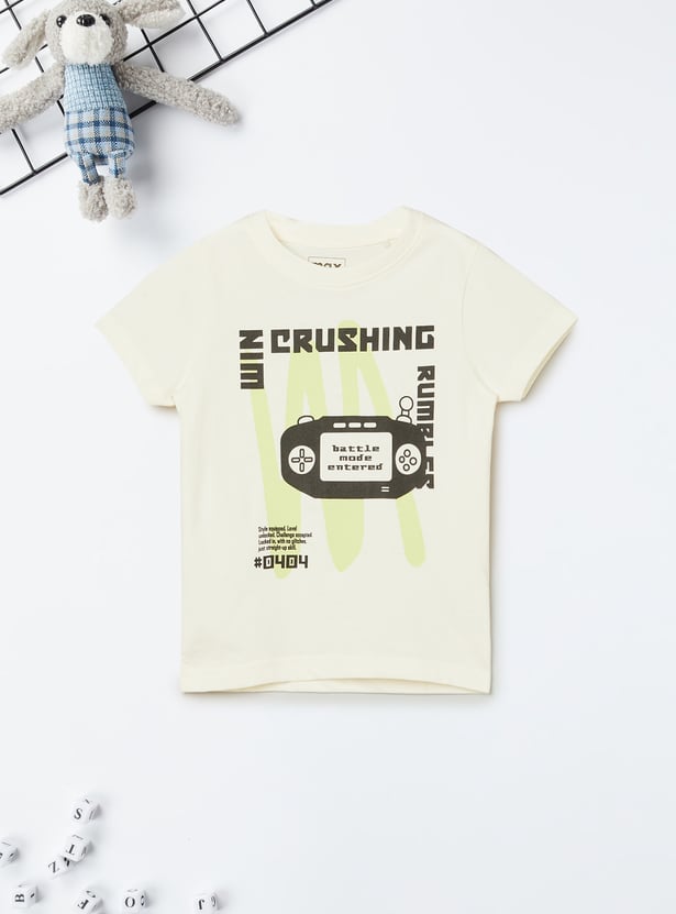 Boys Printed T-shirt - Pack of 2