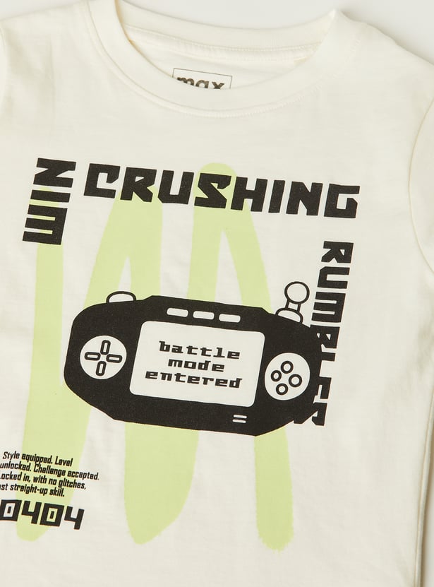 Boys Printed T-shirt - Pack of 2