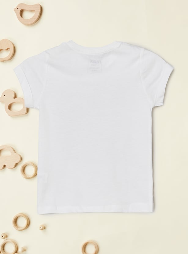 Girls Printed T-shirt - Pack of 2