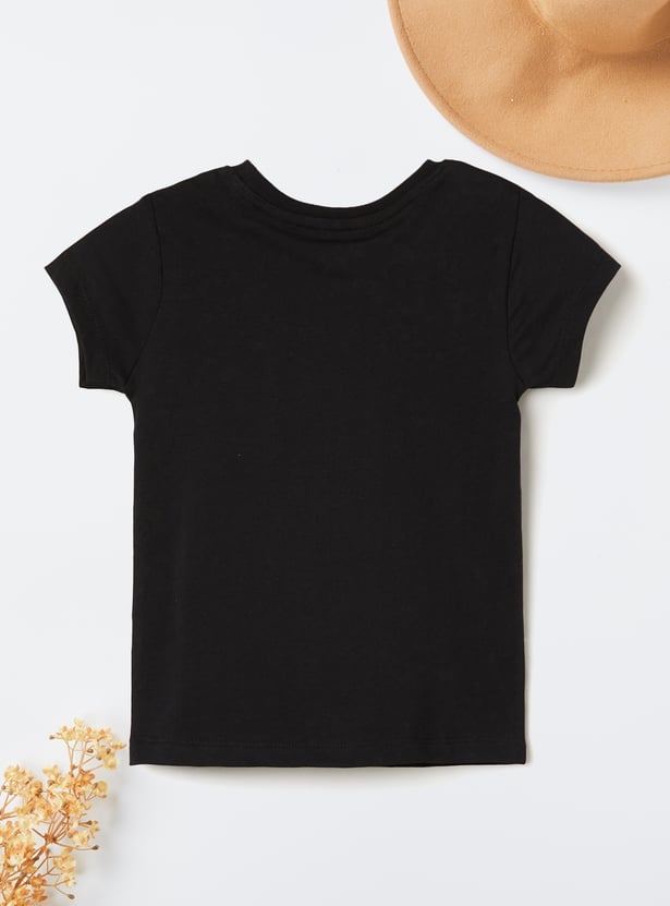 Girls Printed T-shirt - Pack of 2