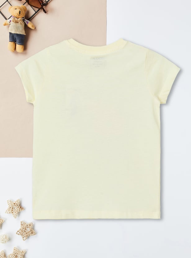 Girls Printed T-shirt - Pack of 2