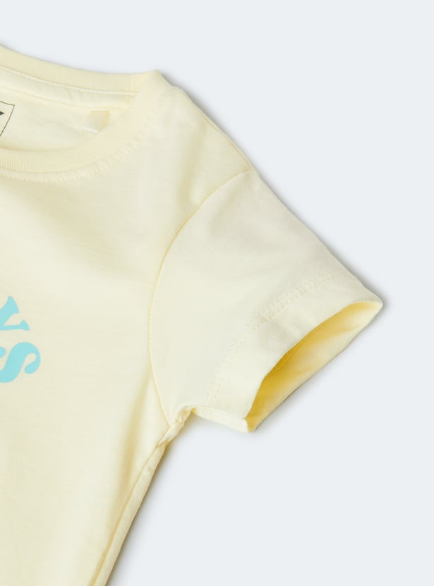 Girls Printed T-shirt - Pack of 2