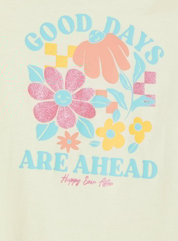 Girls Printed T-shirt - Pack of 2