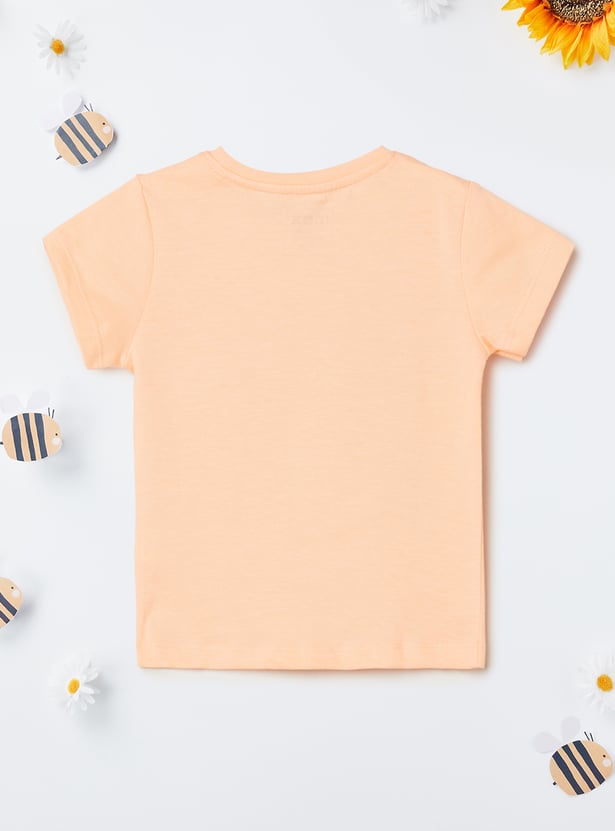 Girls Printed T-shirt - Pack of 2