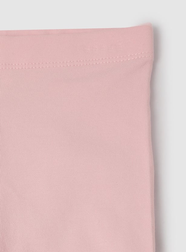 Girls Solid Shorts - Pack of 2