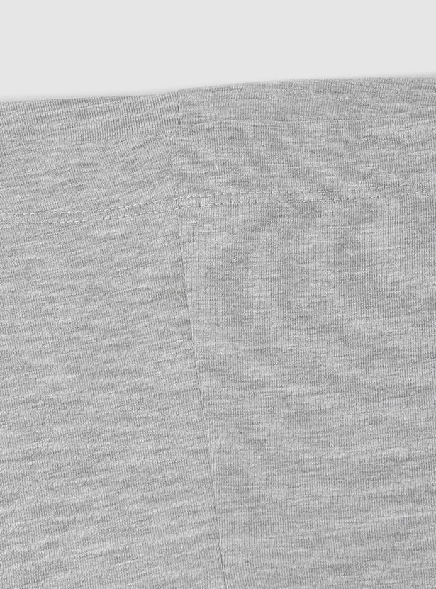 Girls Solid Shorts - Pack of 2