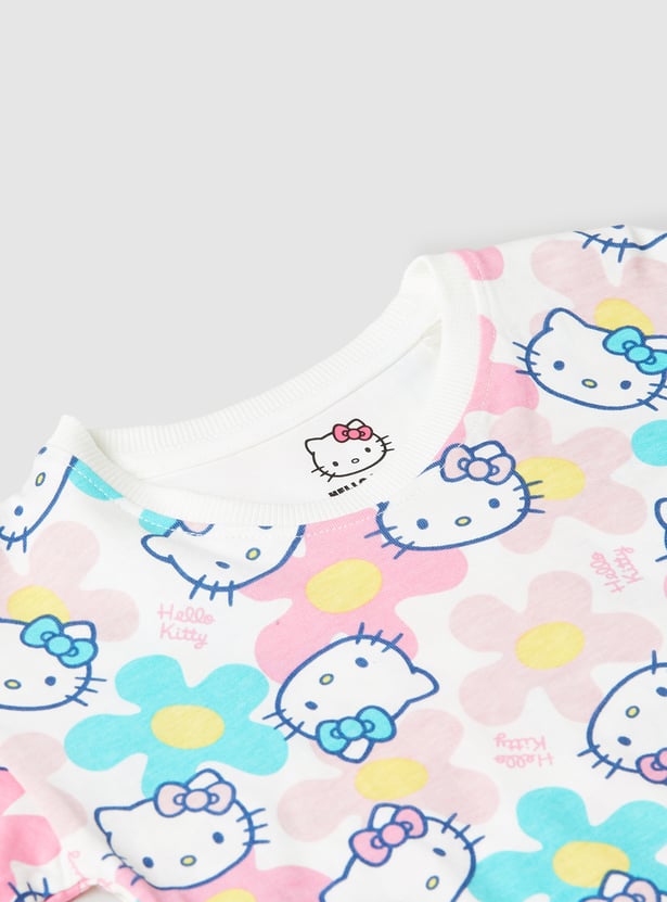Girls Printed T-shirt - Pack of 2