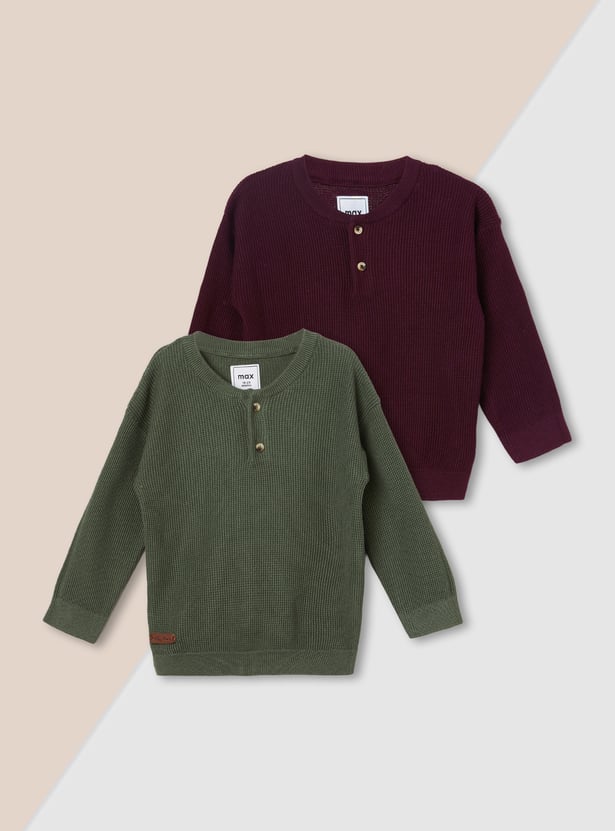 Boys Knit Sweater - Pack of 2