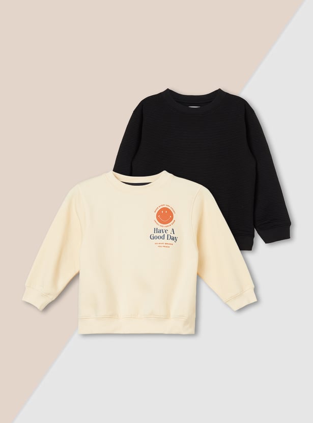 Boys Assorted Sweatshirt - Pack of 2