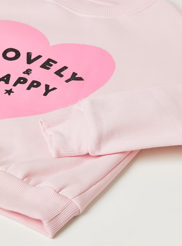 Girls Assorted Sweatshirt - Pack of 2