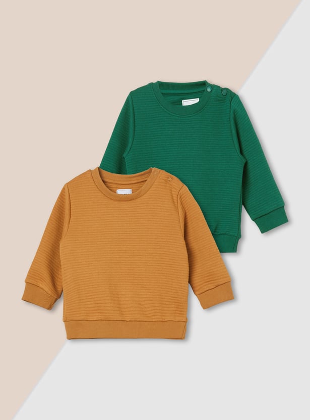 Boys Ribbed Sweatshirt - Pack of 2