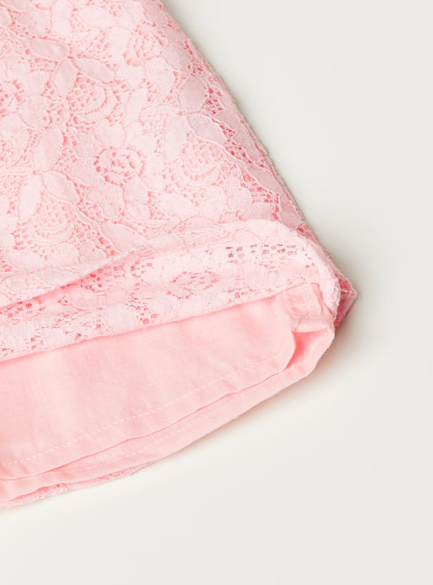 Girls Lace Shorts - Pack of 2