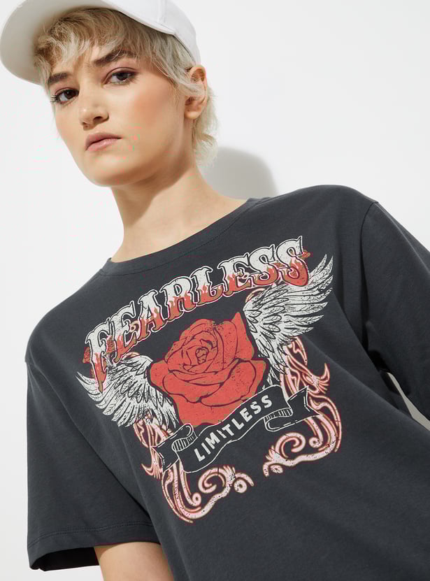 URB_N Women Printed T-shirt - Pack of 2