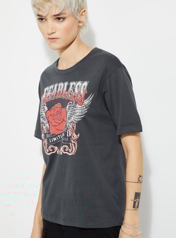 URB_N Women Printed T-shirt - Pack of 2