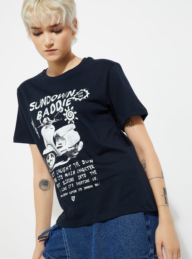 URB_N Women Printed T-shirt - Pack of 2