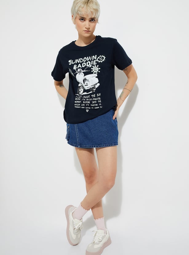 URB_N Women Printed T-shirt - Pack of 2