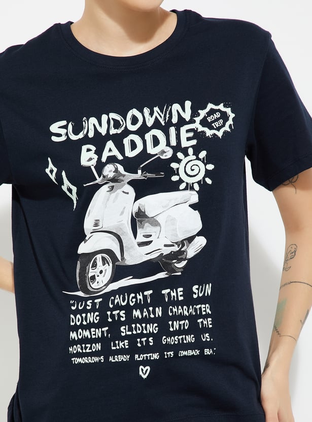 URB_N Women Printed T-shirt - Pack of 2