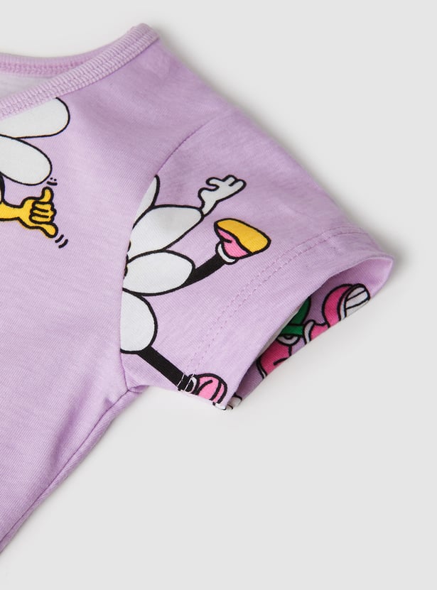 Girls Printed Dress - Pack of 2