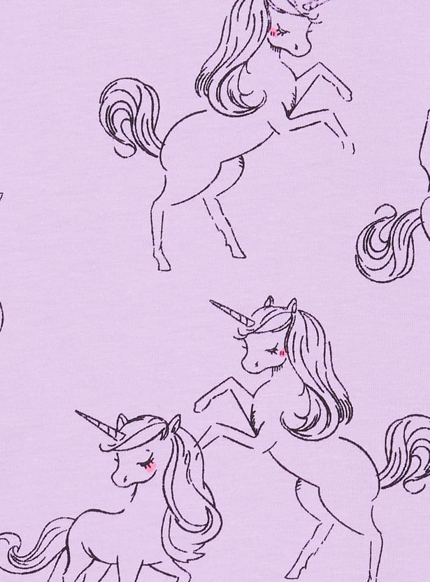 Girls Printed T-shirt - Pack of 2