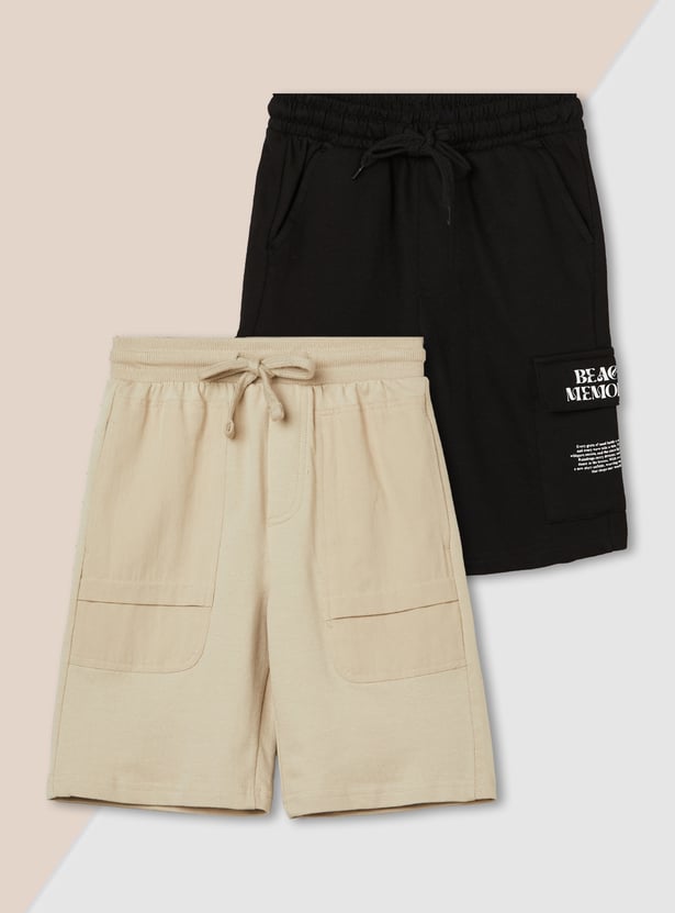 Boys Assorted Shorts - Pack of 2