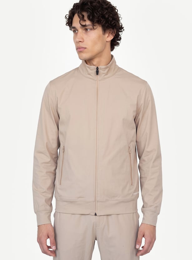 Men High-Neck BomberJacket