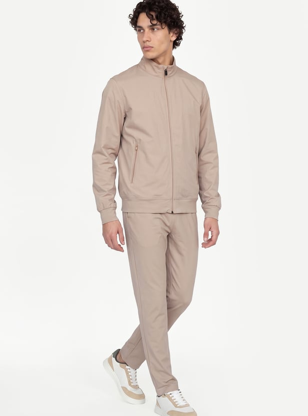 Men High-Neck BomberJacket