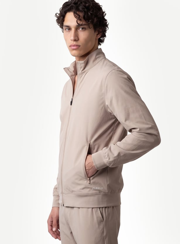 Men High-Neck BomberJacket