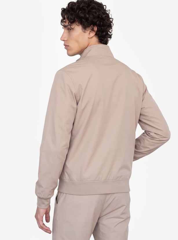 Men High-Neck BomberJacket