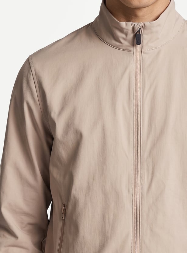 Men High-Neck BomberJacket