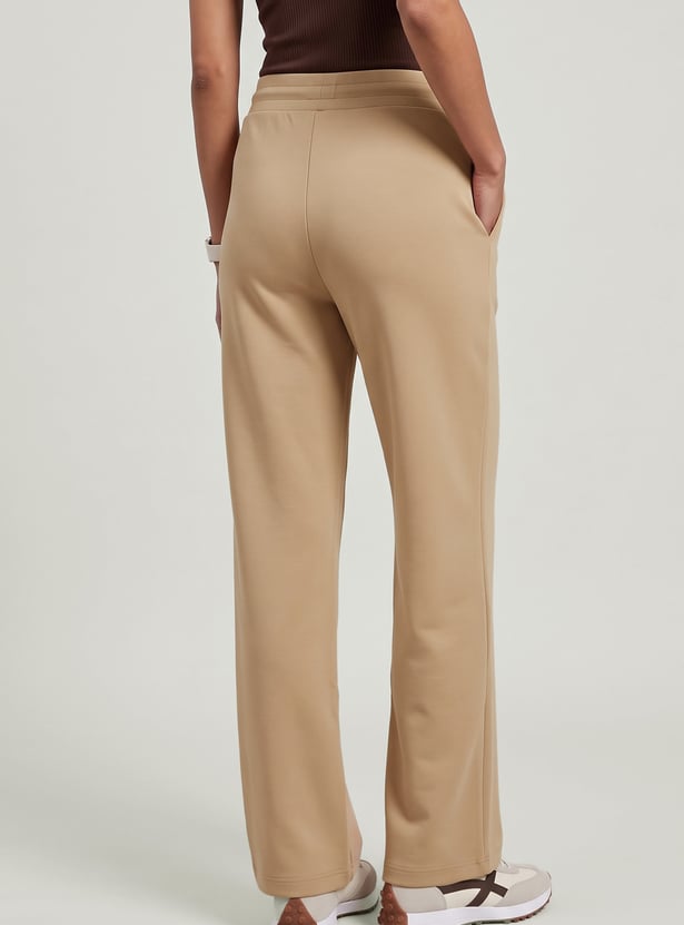 Women Wide-Leg Sports Track Pants